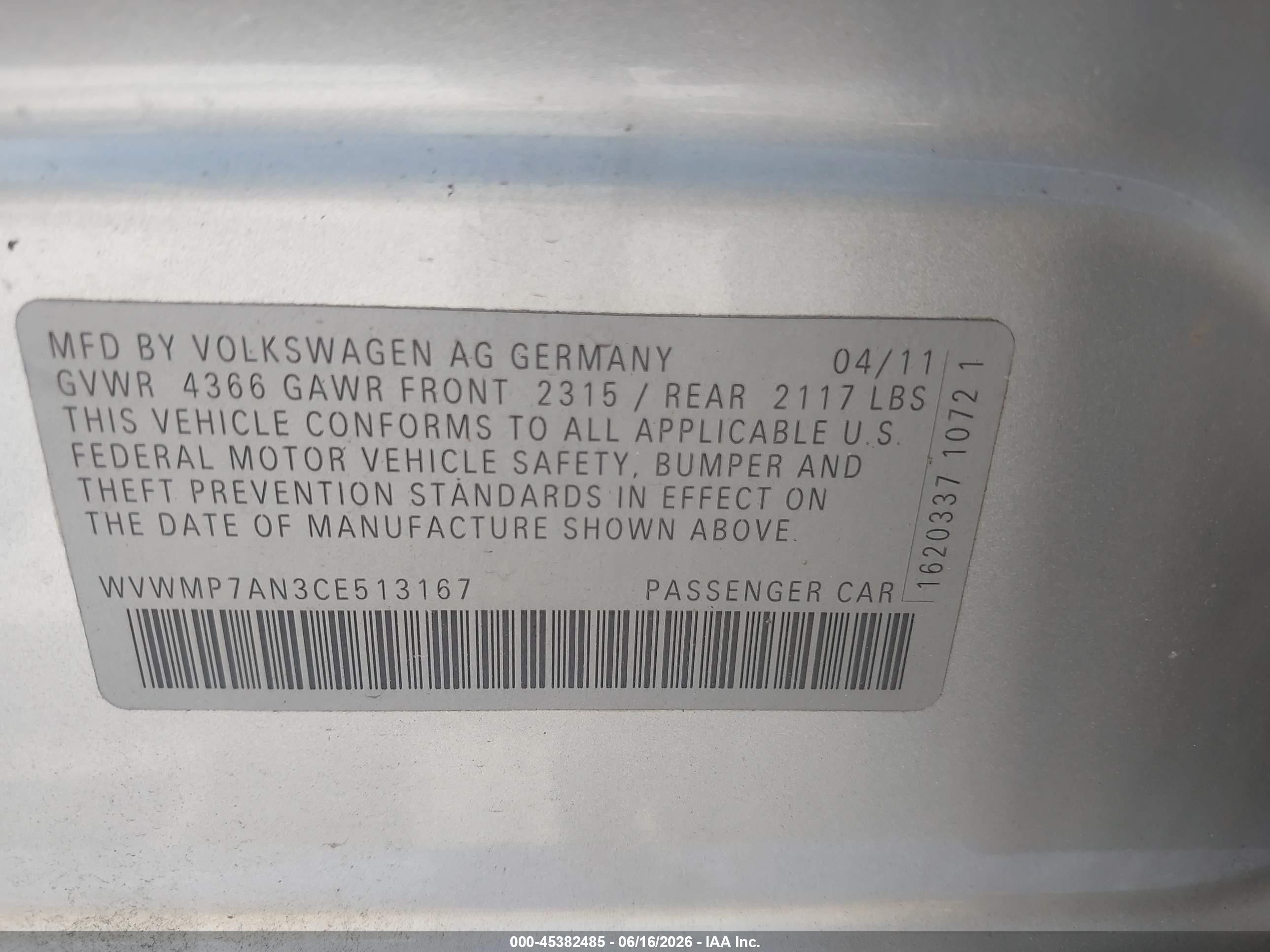 2012 Volkswagen Cc Sport Silver vin: WVWMP7AN3CE513167
