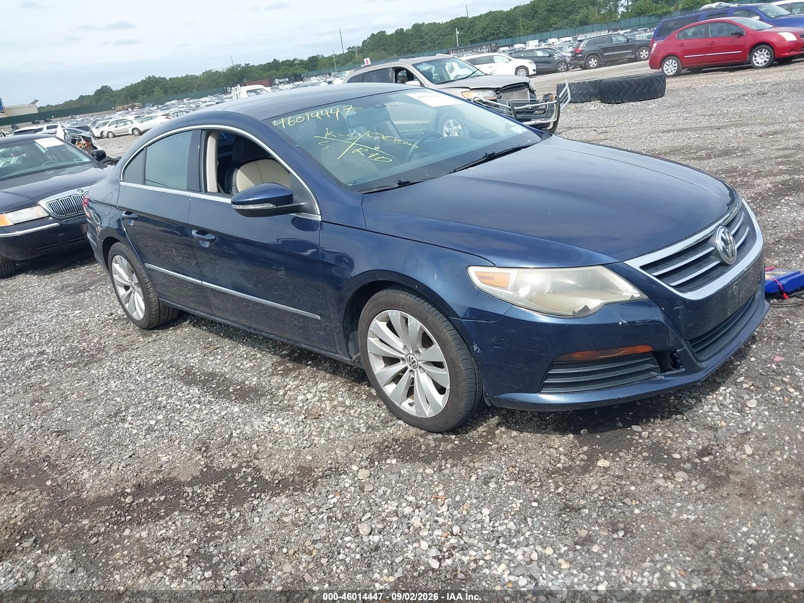 2012 Volkswagen Cc Sport Blue vin: WVWMP7AN3CE513931
