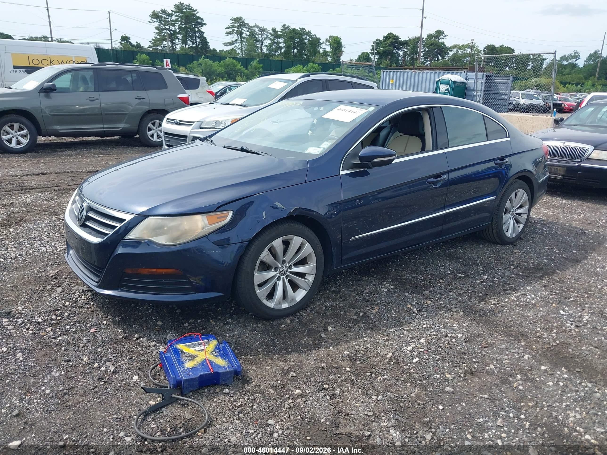 2012 Volkswagen Cc Sport Blue vin: WVWMP7AN3CE513931
