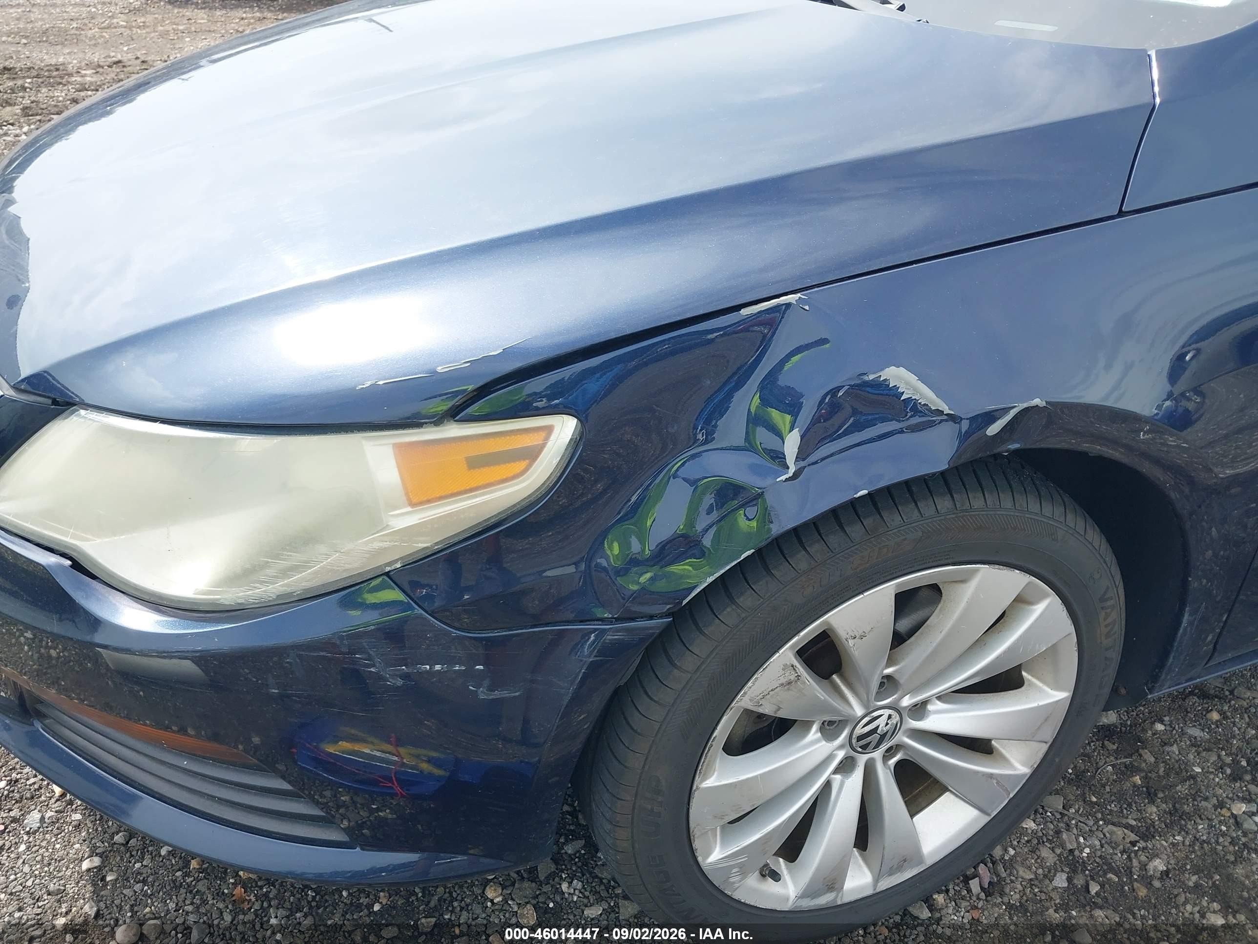 2012 Volkswagen Cc Sport Blue vin: WVWMP7AN3CE513931