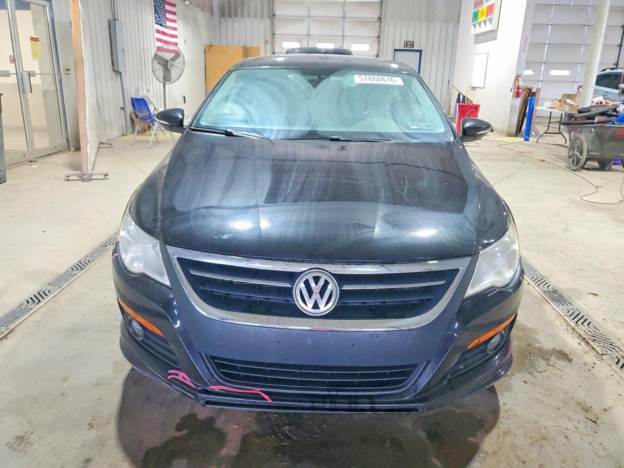 2012 Volkswagen Cc Sport Black vin: WVWMP7AN3CE532608