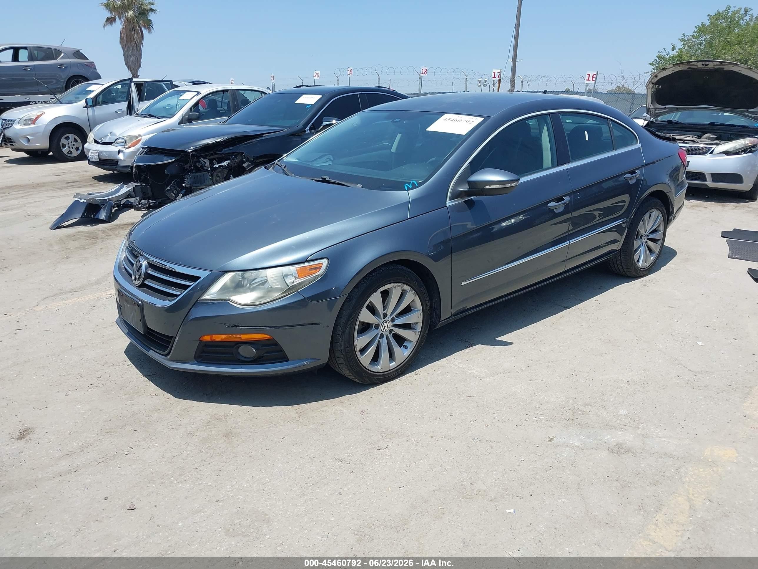 2010 Volkswagen Cc Sport Gray vin: WVWMP7AN4AE536745
