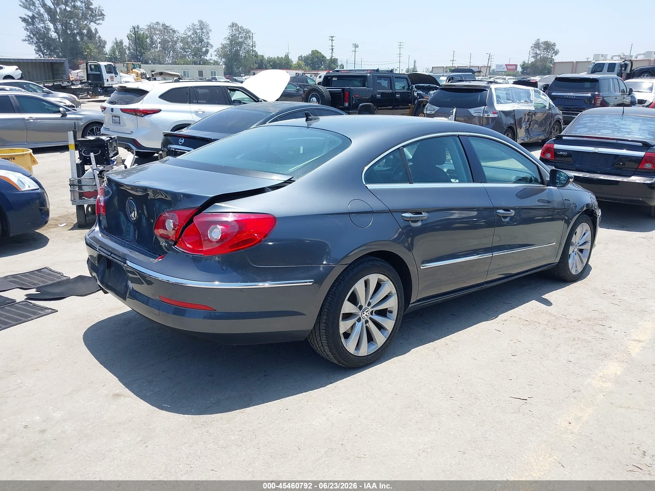 2010 Volkswagen Cc Sport Gray vin: WVWMP7AN4AE536745