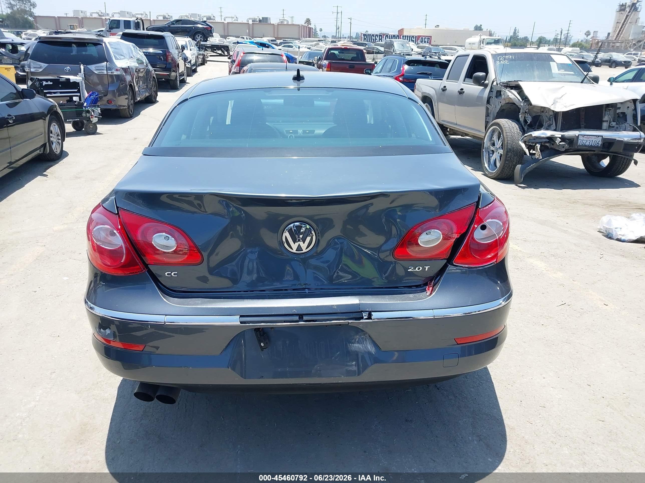 2010 Volkswagen Cc Sport Gray vin: WVWMP7AN4AE536745
