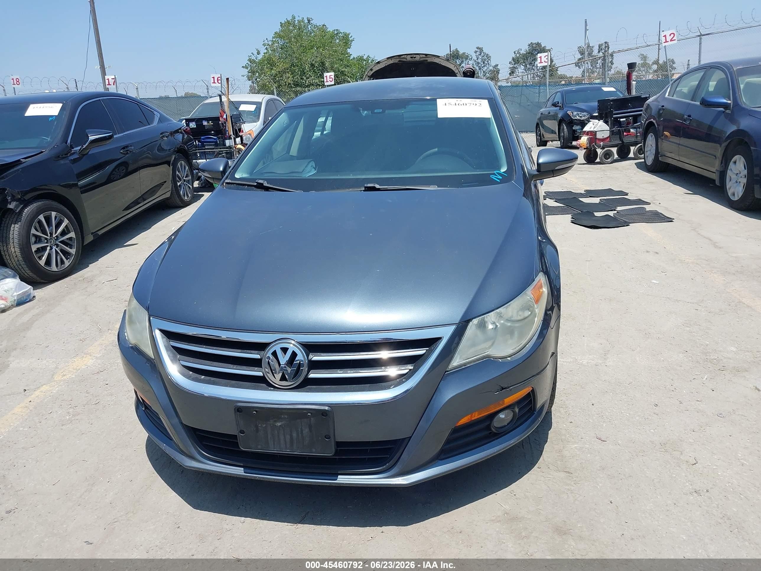 2010 Volkswagen Cc Sport Gray vin: WVWMP7AN4AE536745