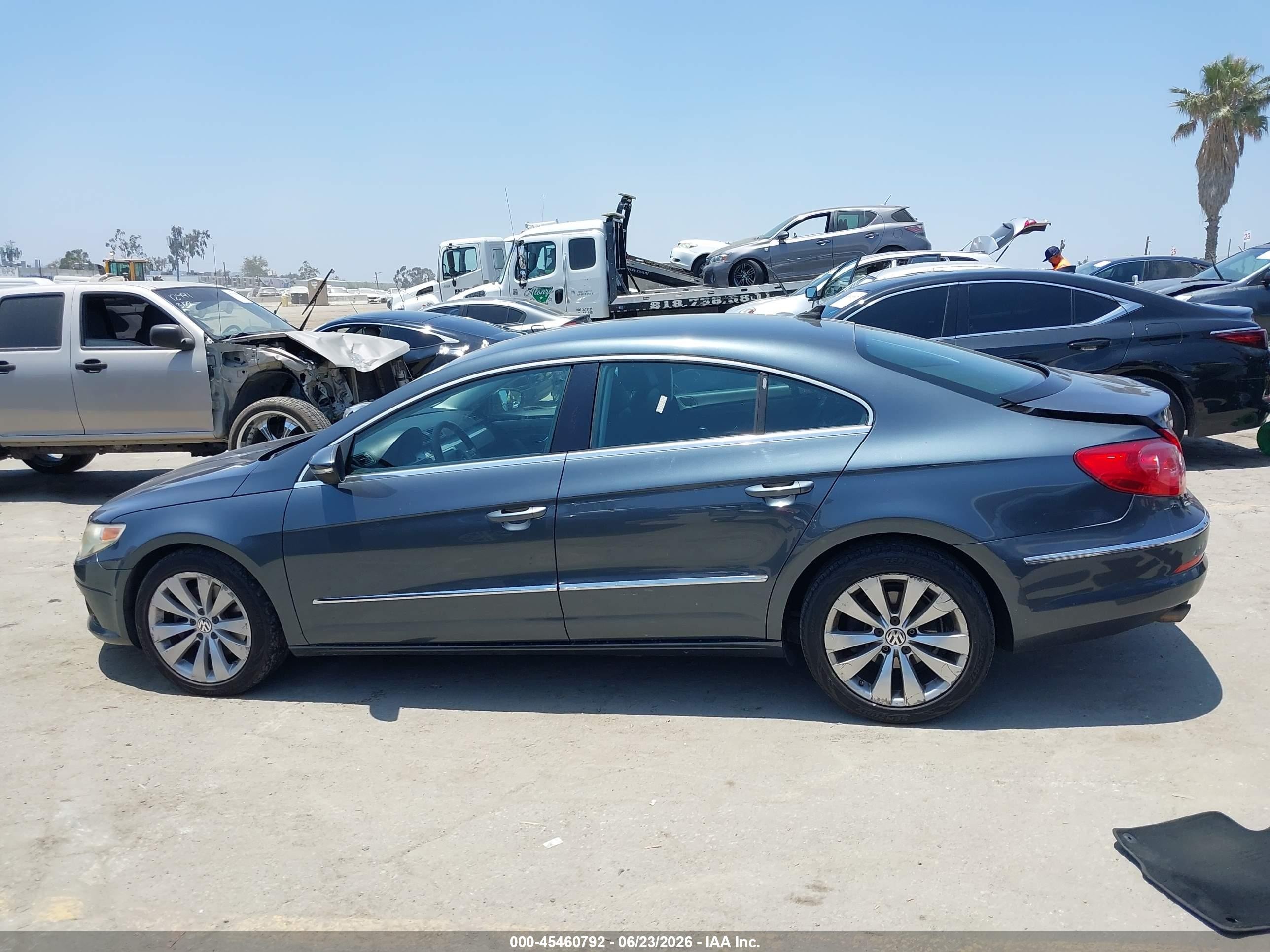 2010 Volkswagen Cc Sport Gray vin: WVWMP7AN4AE536745