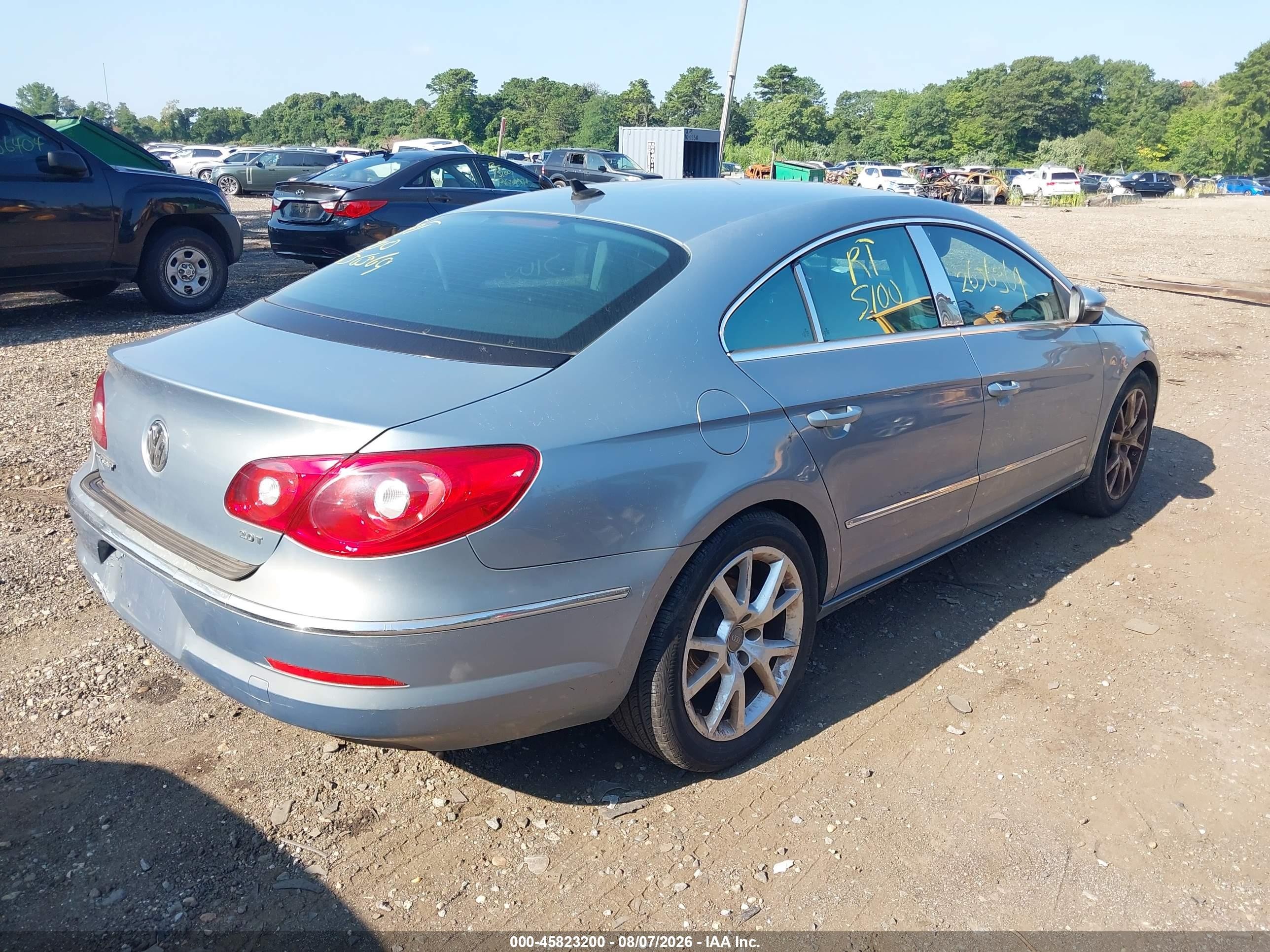 2011 Volkswagen Cc Sport Gray vin: WVWMP7AN4BE710489