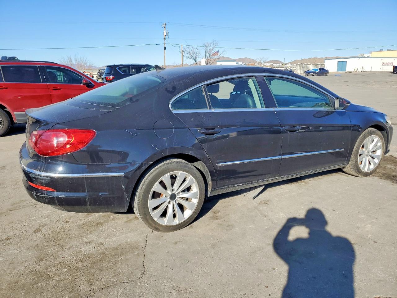 2011 Volkswagen Cc Sport Black vin: WVWMP7AN4BE732315
