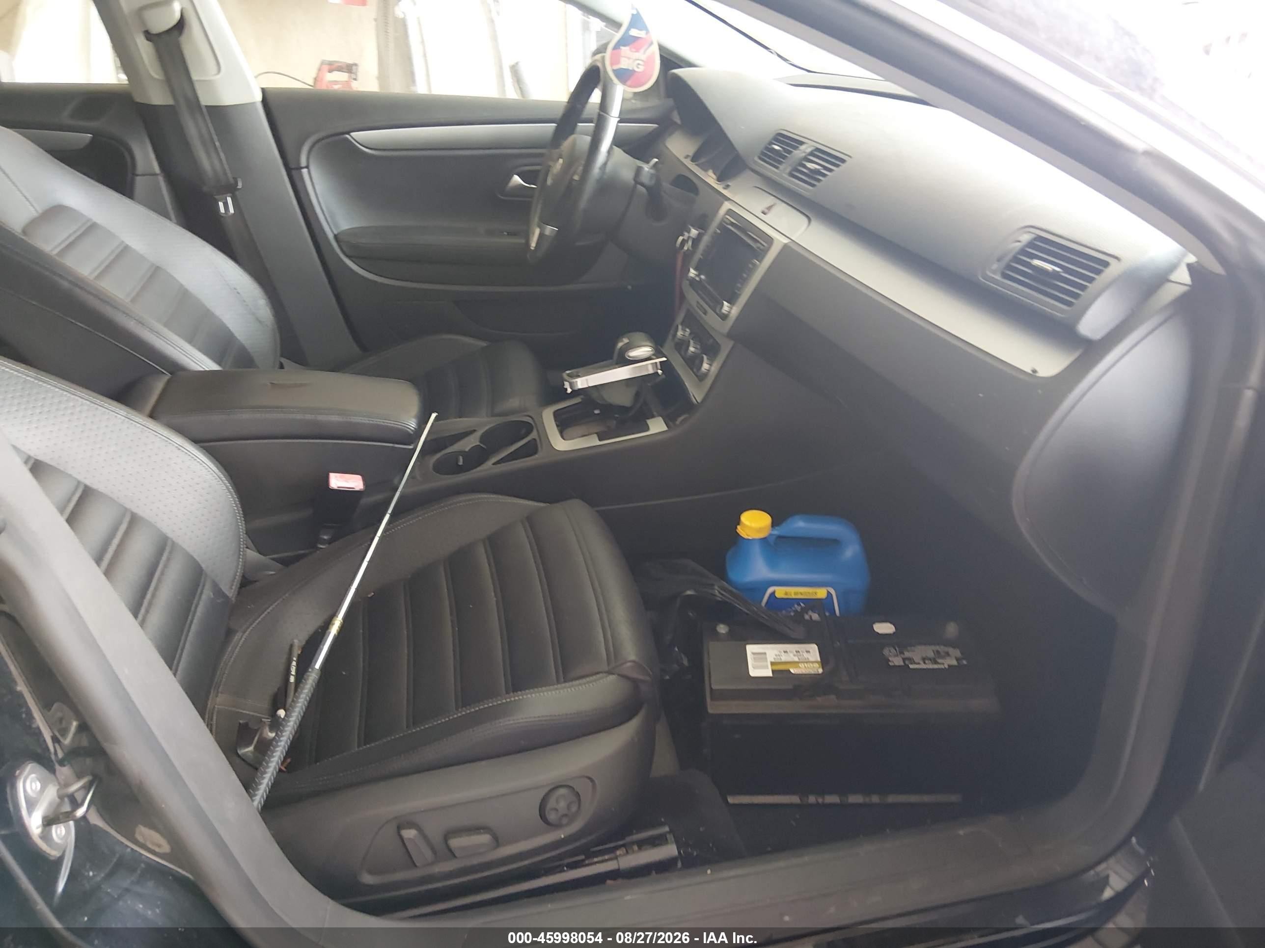 2011 Volkswagen Cc Sport Black vin: WVWMP7AN4BE732329