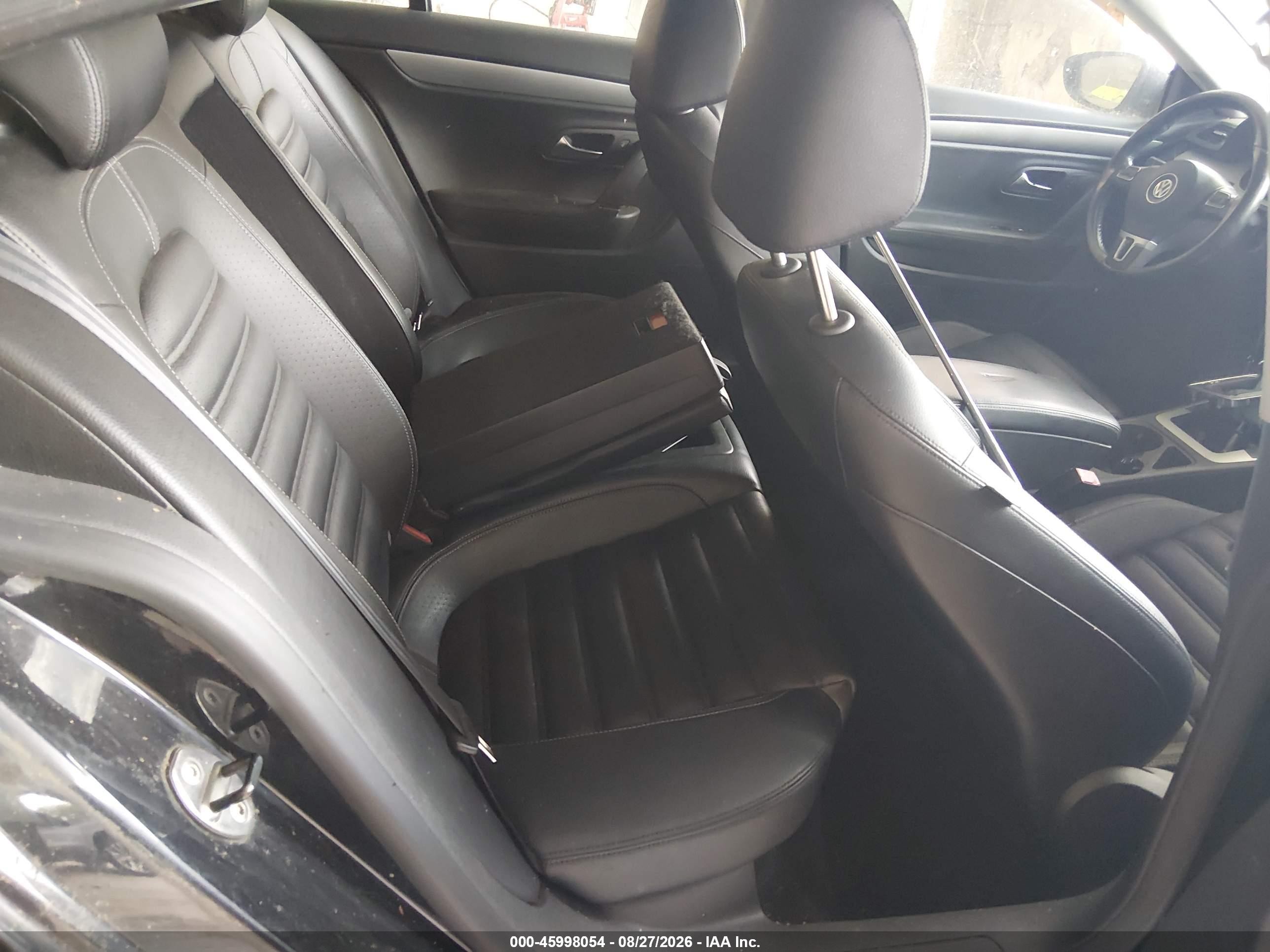 2011 Volkswagen Cc Sport Black vin: WVWMP7AN4BE732329