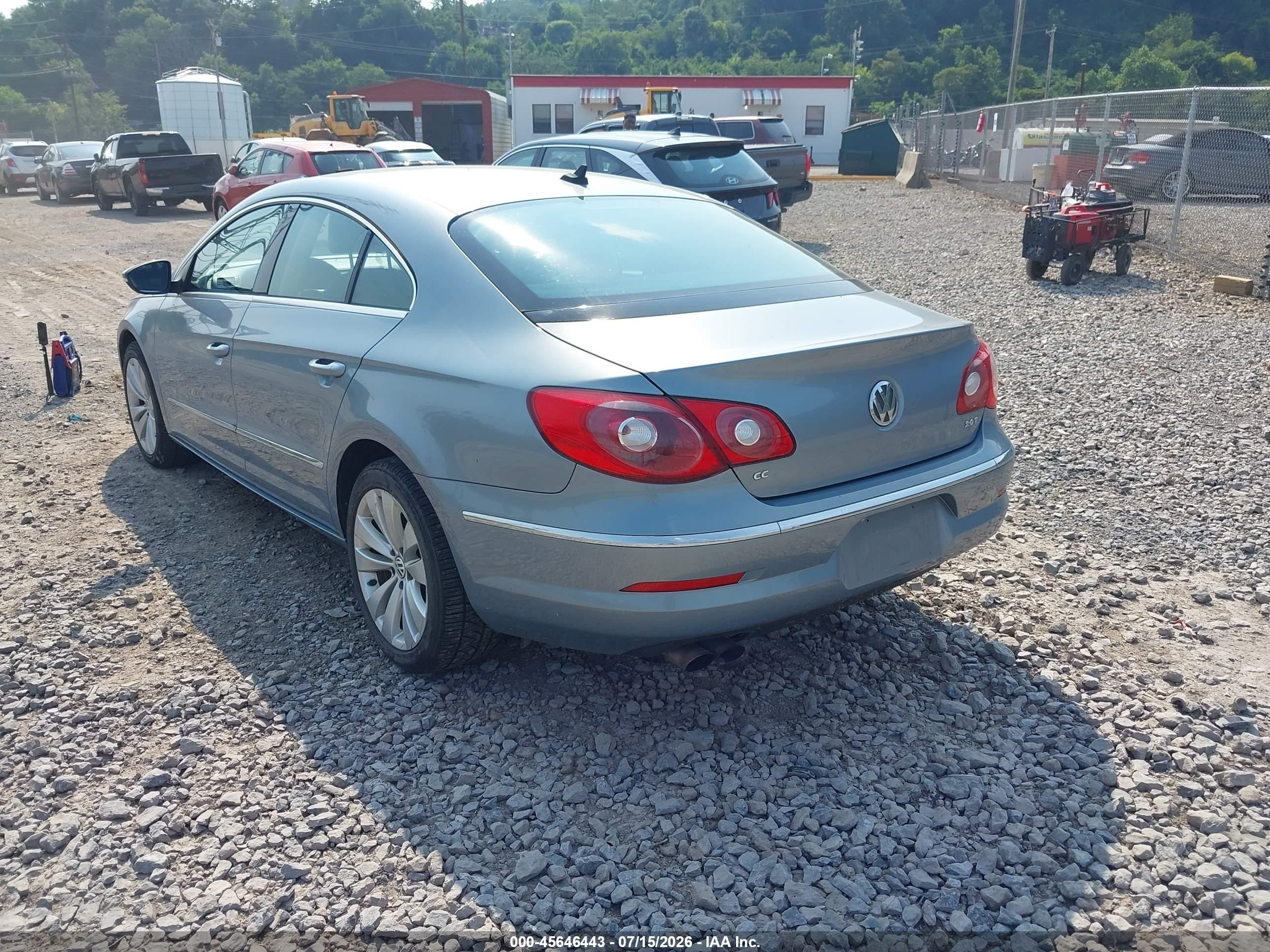 2012 Volkswagen Cc Sport Silver vin: WVWMP7AN4CE509063