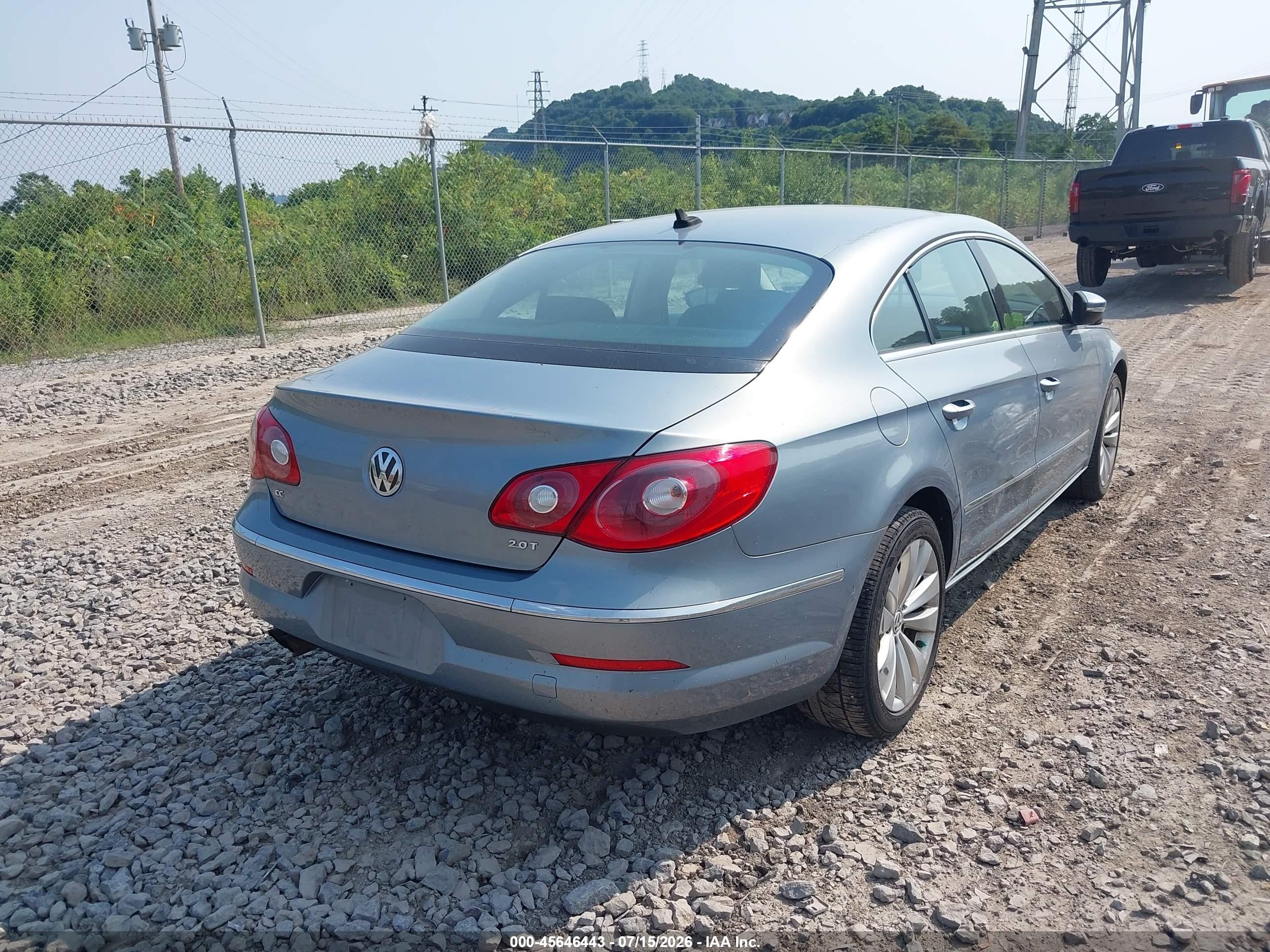 2012 Volkswagen Cc Sport Silver vin: WVWMP7AN4CE509063