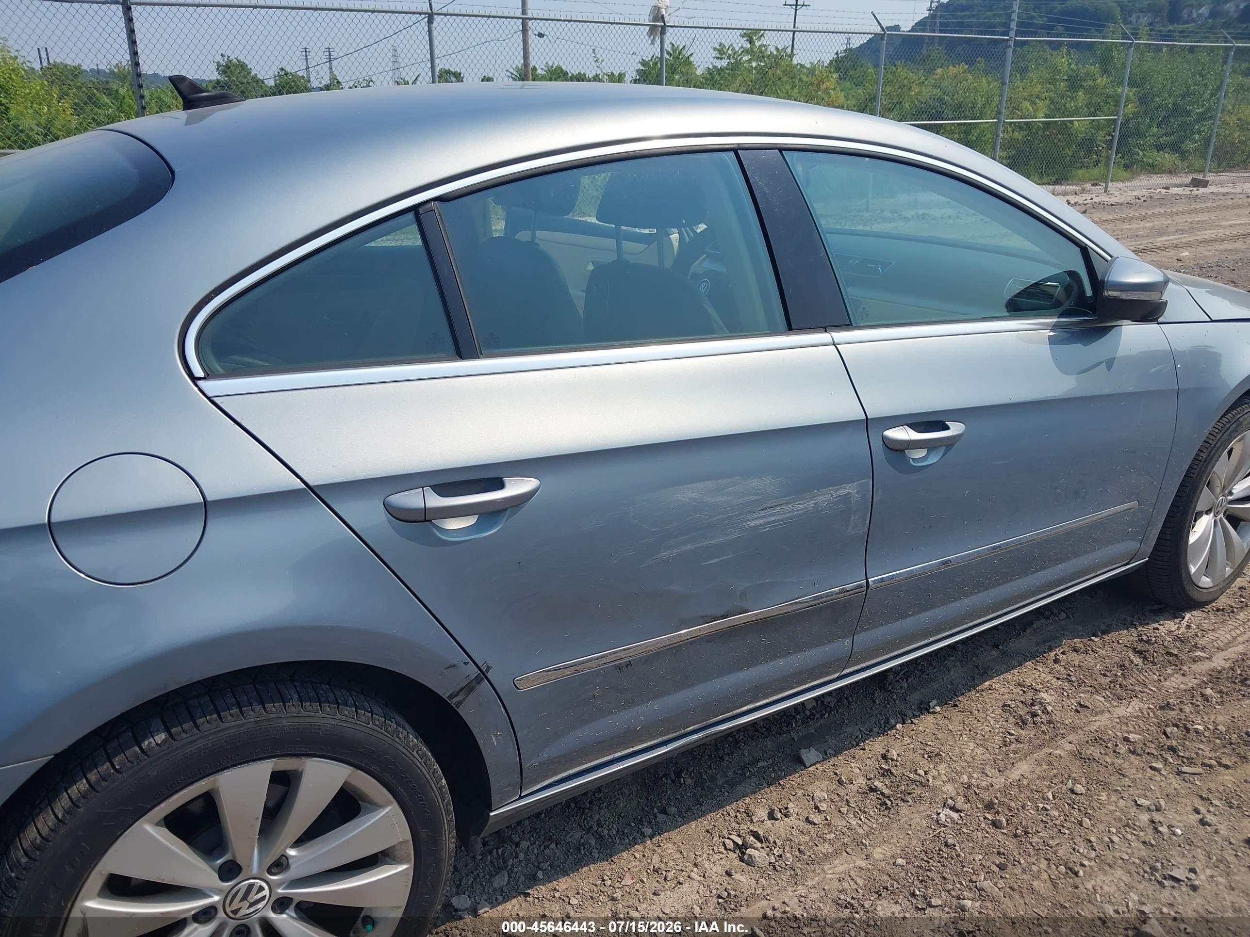 2012 Volkswagen Cc Sport Silver vin: WVWMP7AN4CE509063