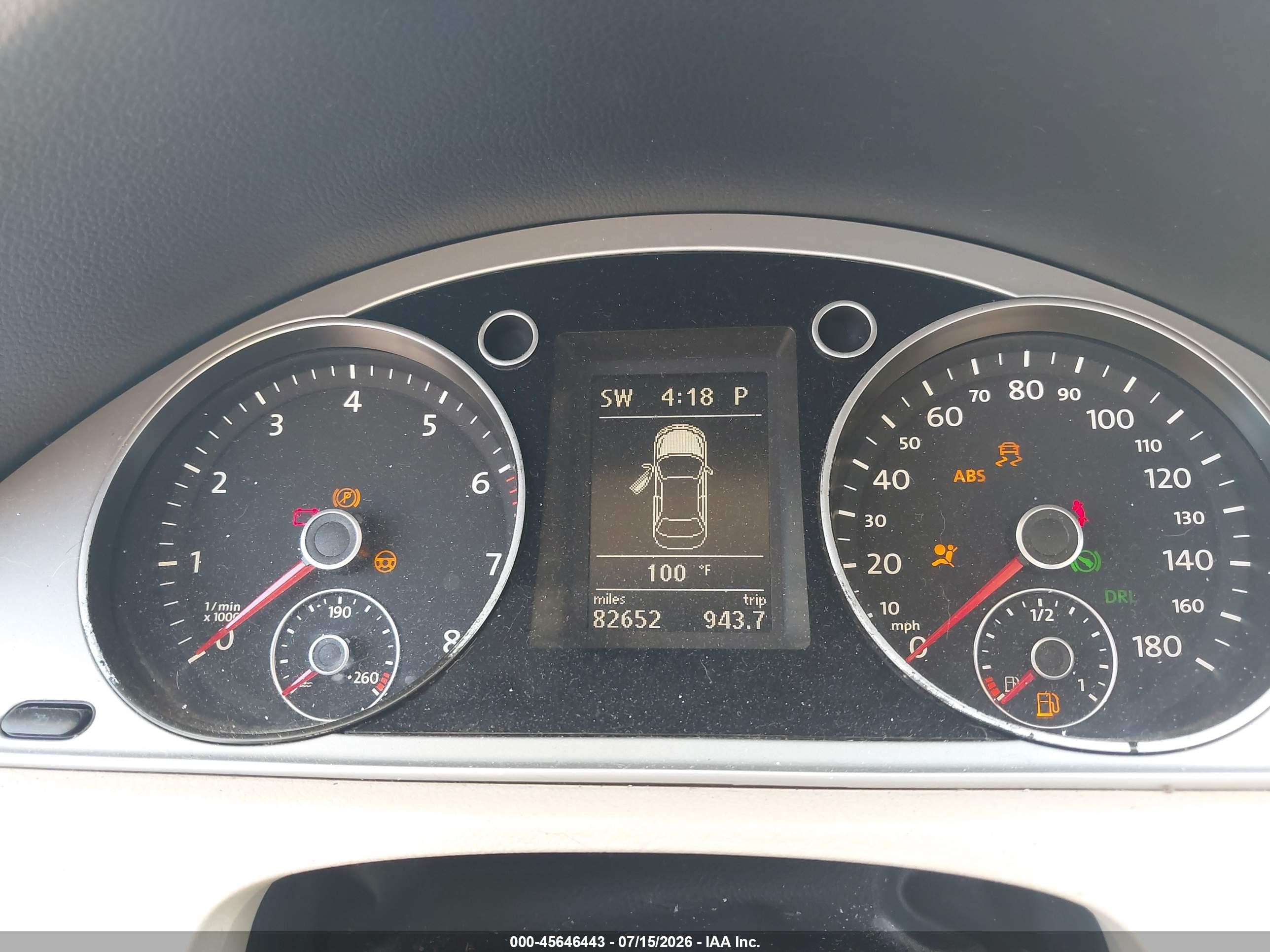 2012 Volkswagen Cc Sport Silver vin: WVWMP7AN4CE509063