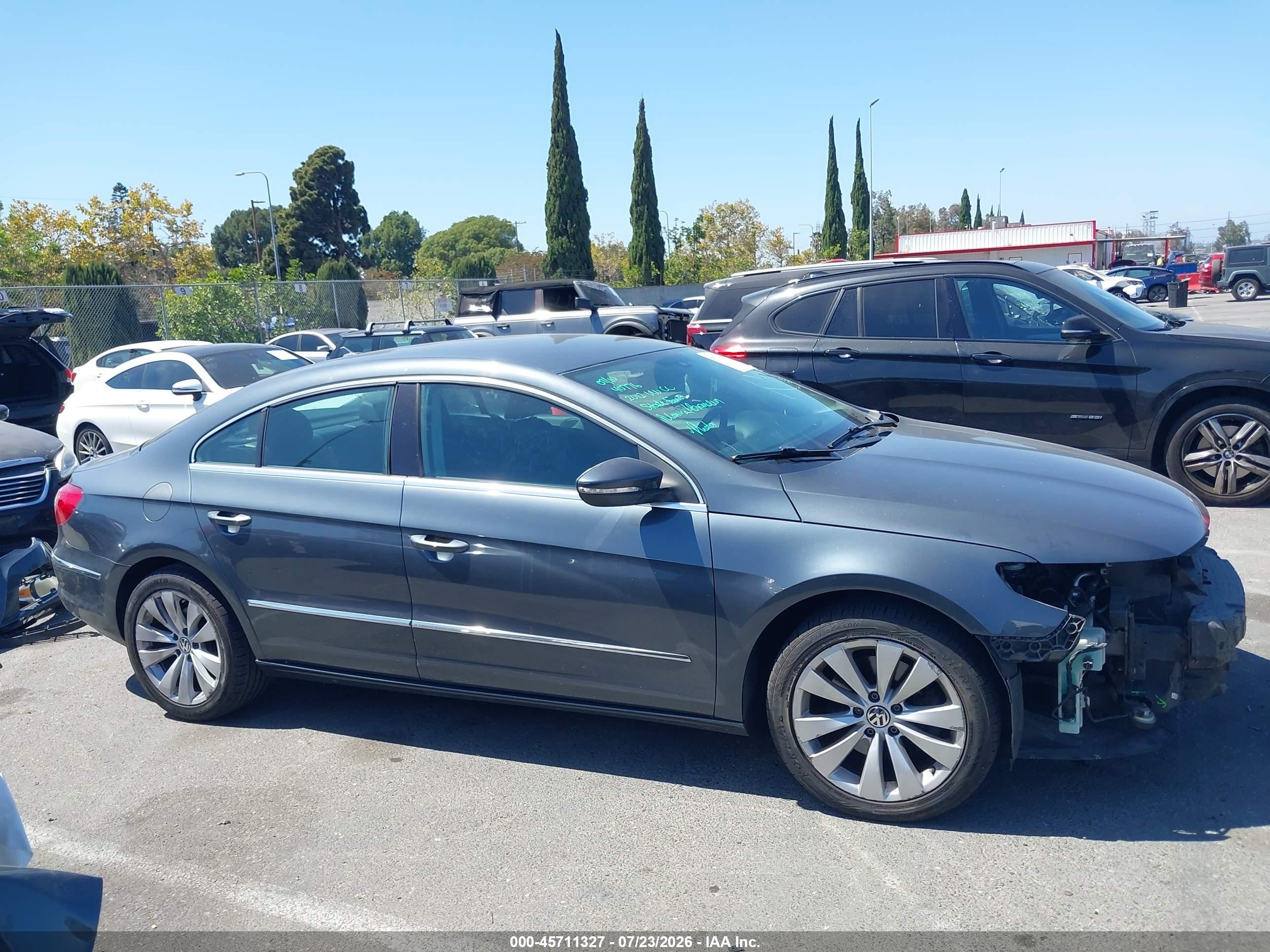 2012 Volkswagen Cc Sport Серый vin: WVWMP7AN5CE504390