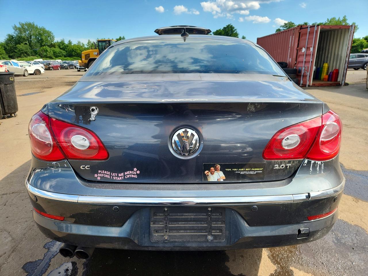 2011 Volkswagen Cc Sport Gray vin: WVWMP7AN6BE704371