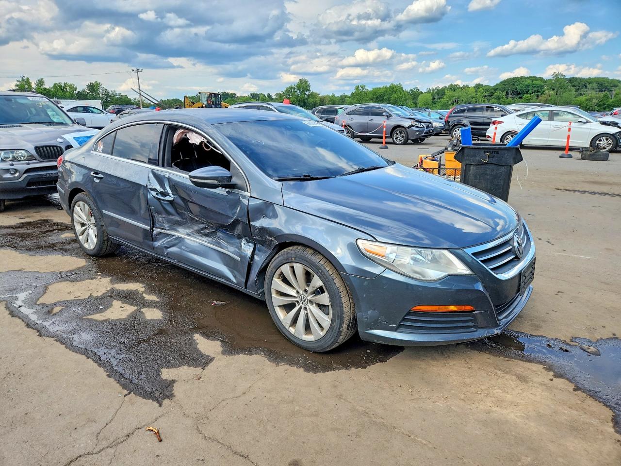 2011 Volkswagen Cc Sport Gray vin: WVWMP7AN6BE704371