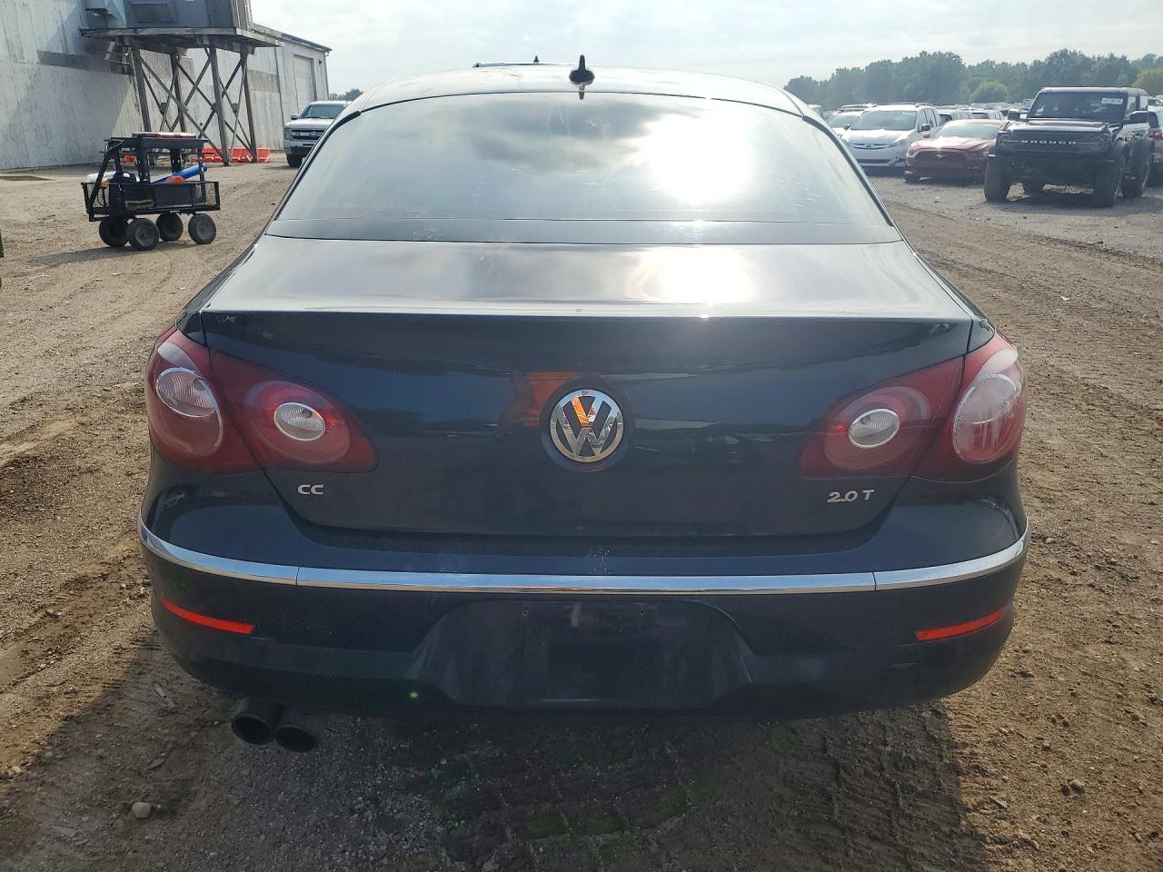 2012 Volkswagen Cc Sport Black vin: WVWMP7AN6CE528519