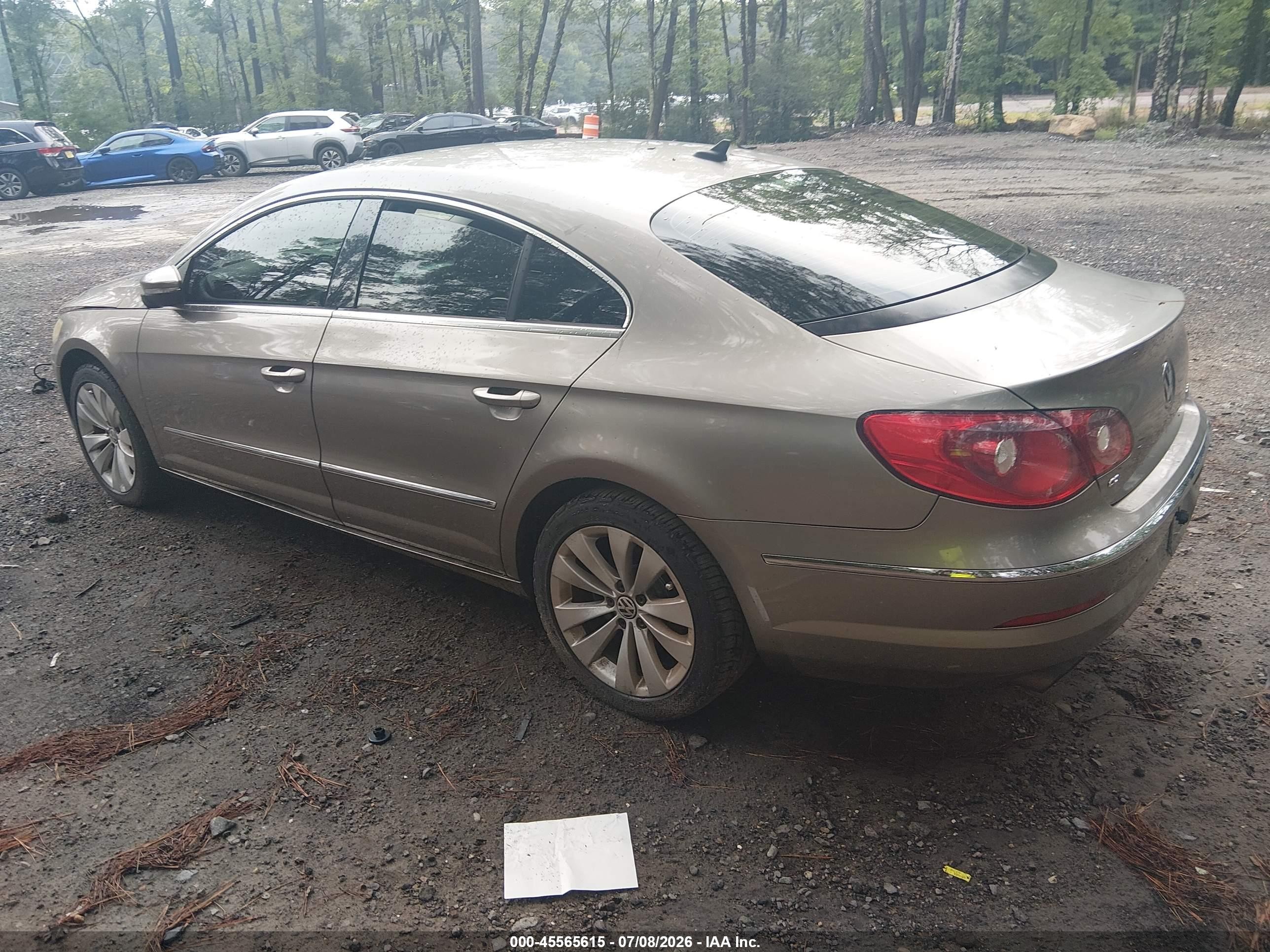 2010 Volkswagen Cc Sport Silver vin: WVWMP7AN7AE555757