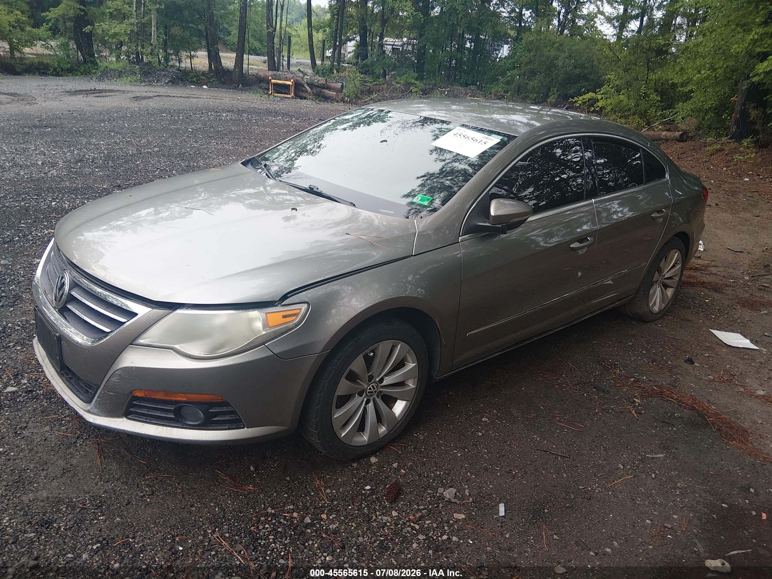 2010 Volkswagen Cc Sport Silver vin: WVWMP7AN7AE555757