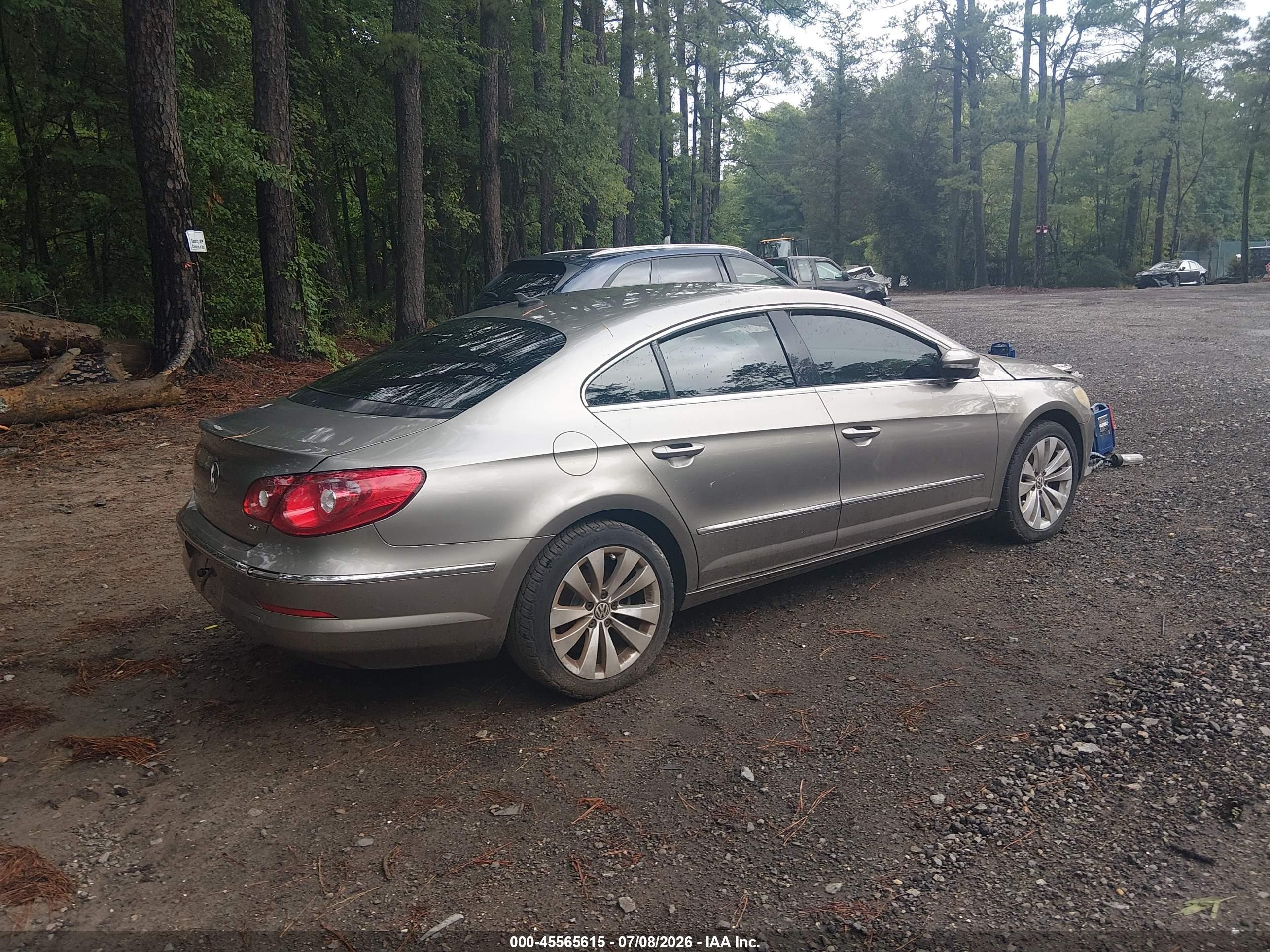 2010 Volkswagen Cc Sport Silver vin: WVWMP7AN7AE555757