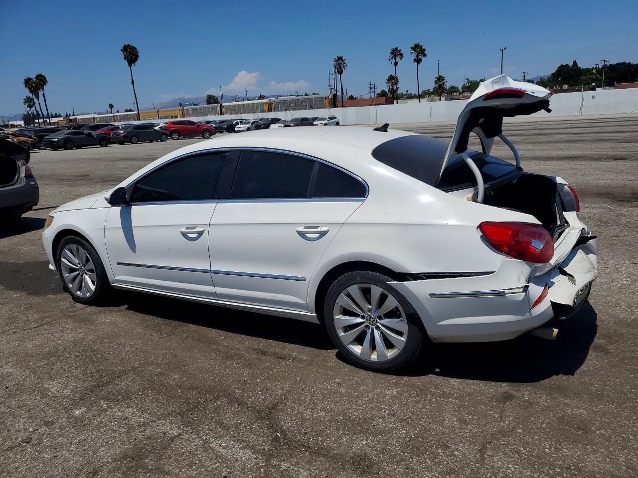 2012 Volkswagen Cc Sport White vin: WVWMP7AN7CE522003