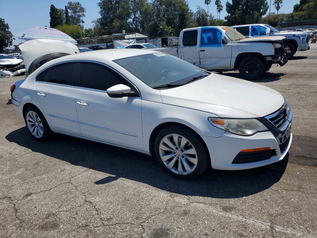 2012 Volkswagen Cc Sport White vin: WVWMP7AN7CE522003