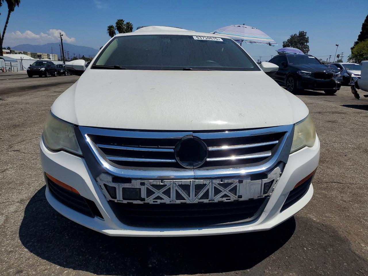 2012 Volkswagen Cc Sport White vin: WVWMP7AN7CE522003