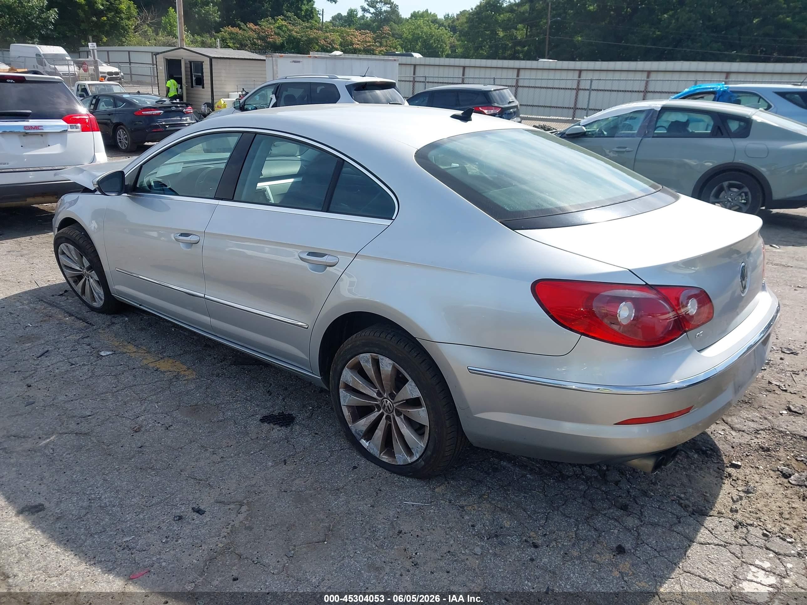 2012 Volkswagen Cc Sport Silver vin: WVWMP7AN7CE534104