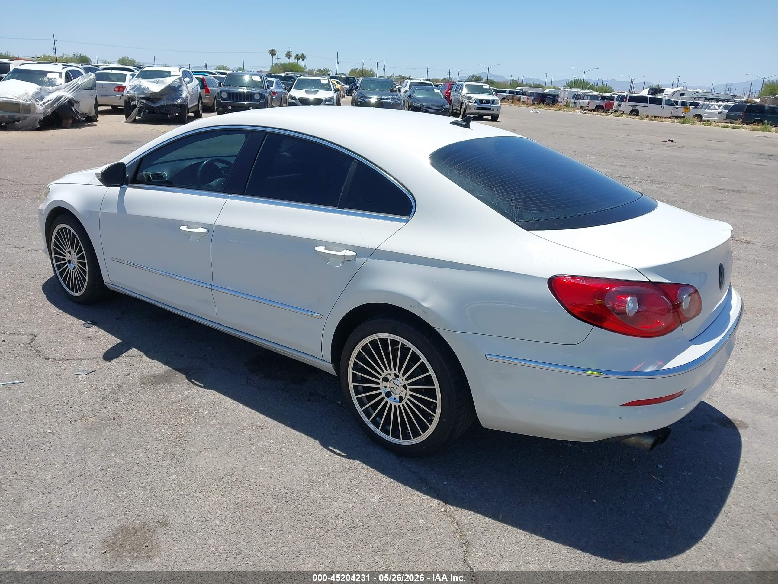 2012 Volkswagen Cc Sport White vin: WVWMP7AN7CE536838