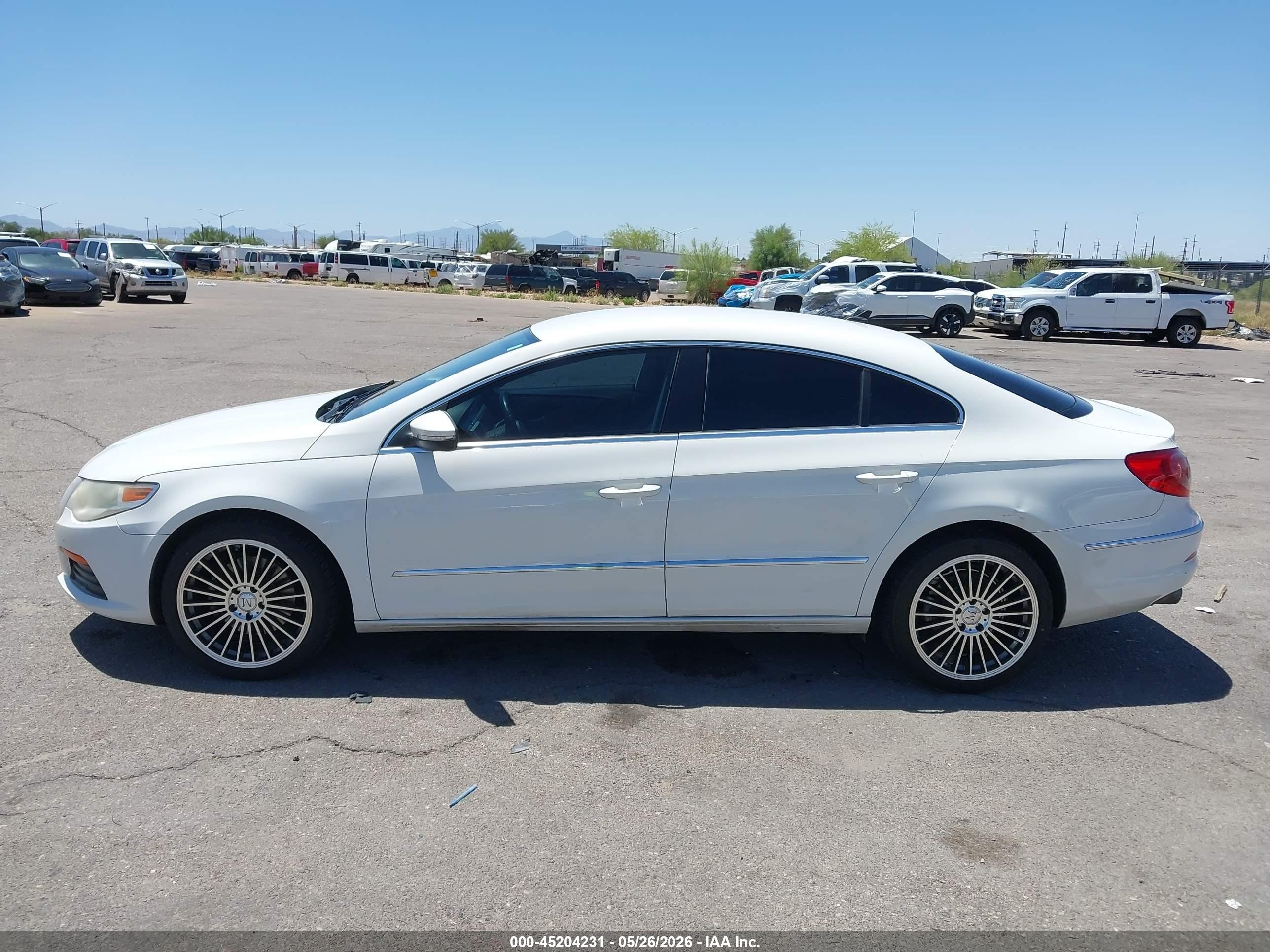 2012 Volkswagen Cc Sport White vin: WVWMP7AN7CE536838