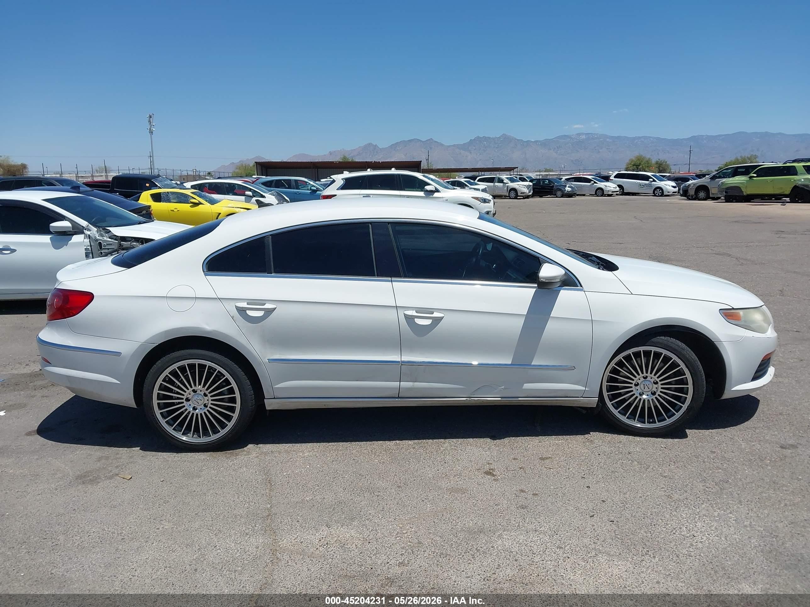 2012 Volkswagen Cc Sport White vin: WVWMP7AN7CE536838