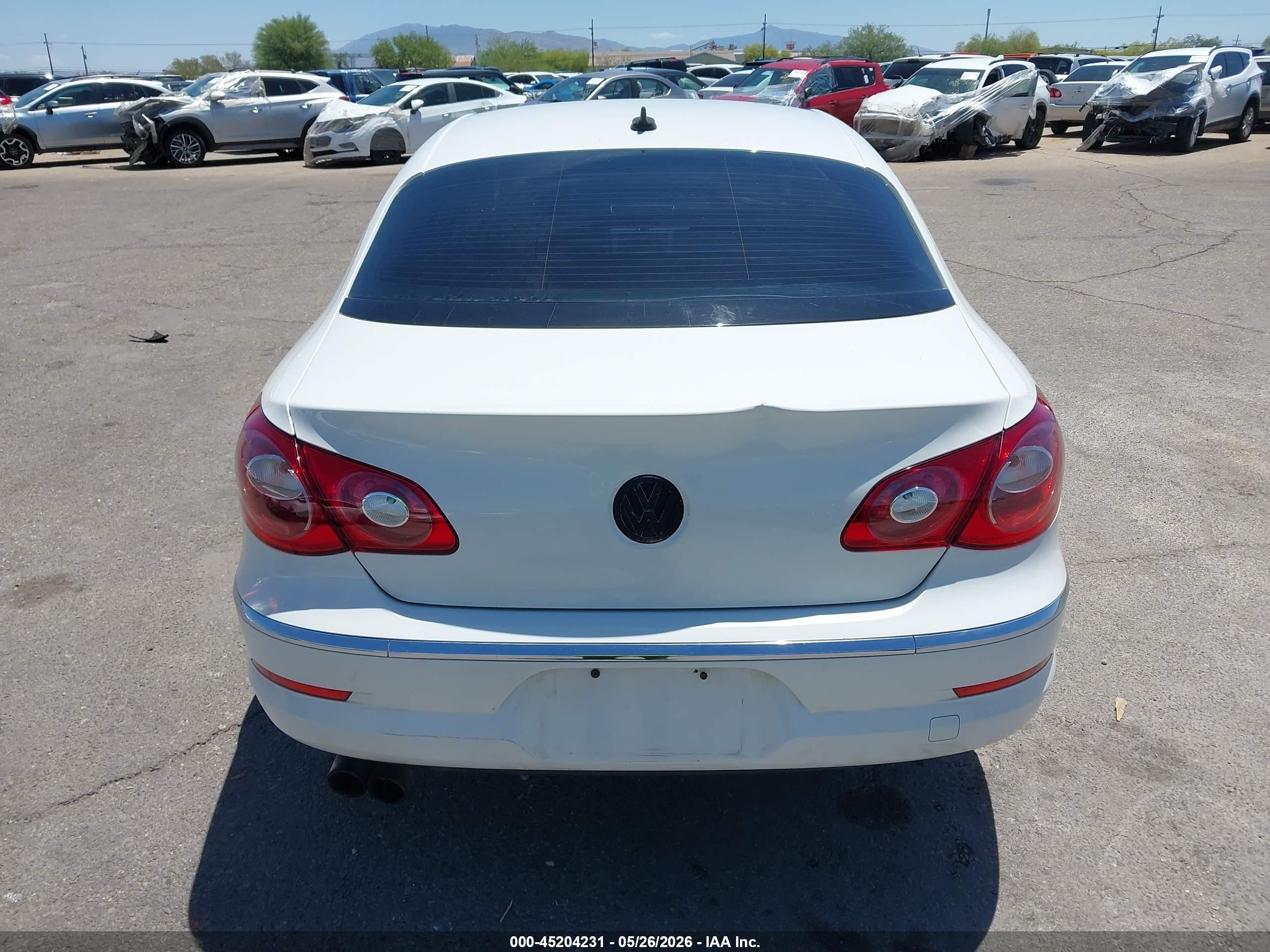 2012 Volkswagen Cc Sport White vin: WVWMP7AN7CE536838