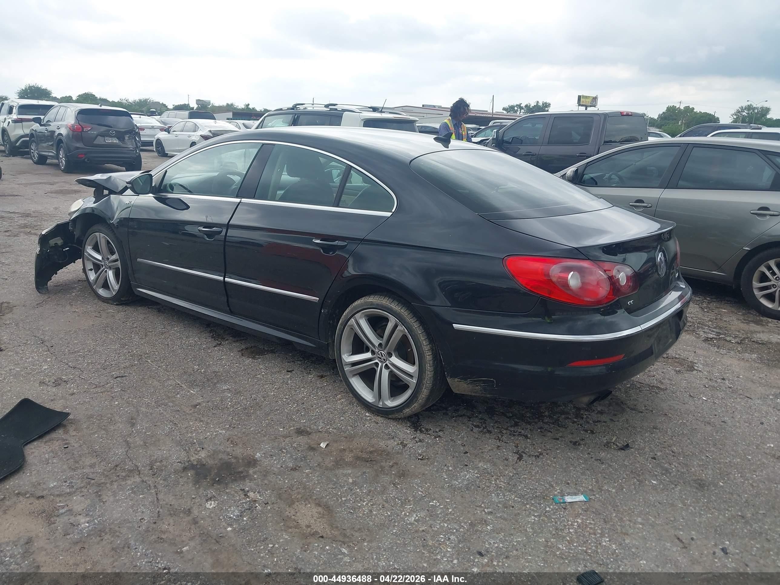 2012 Volkswagen Cc R-line Black vin: WVWMP7AN7CE549444
