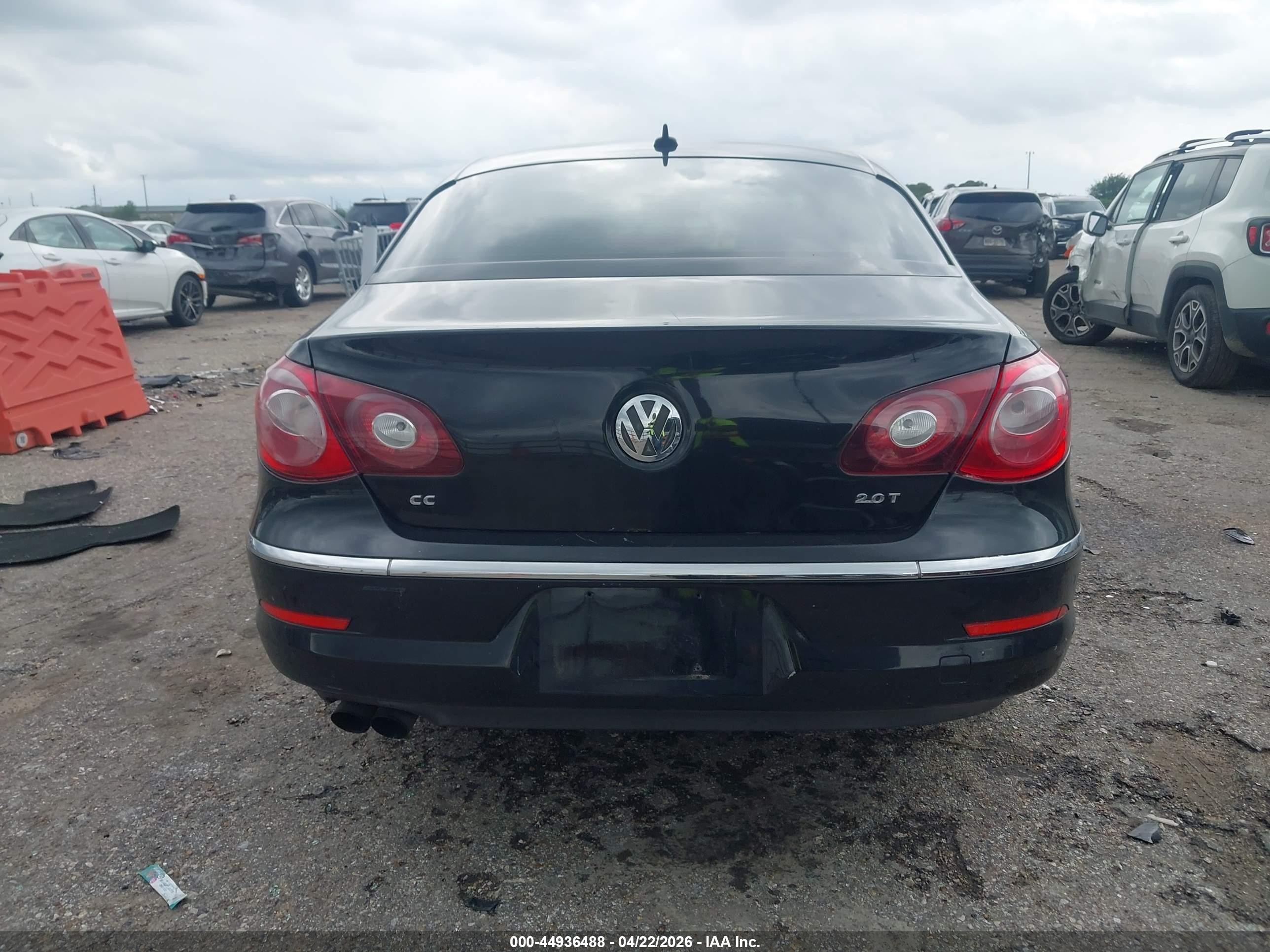 2012 Volkswagen Cc R-line Black vin: WVWMP7AN7CE549444