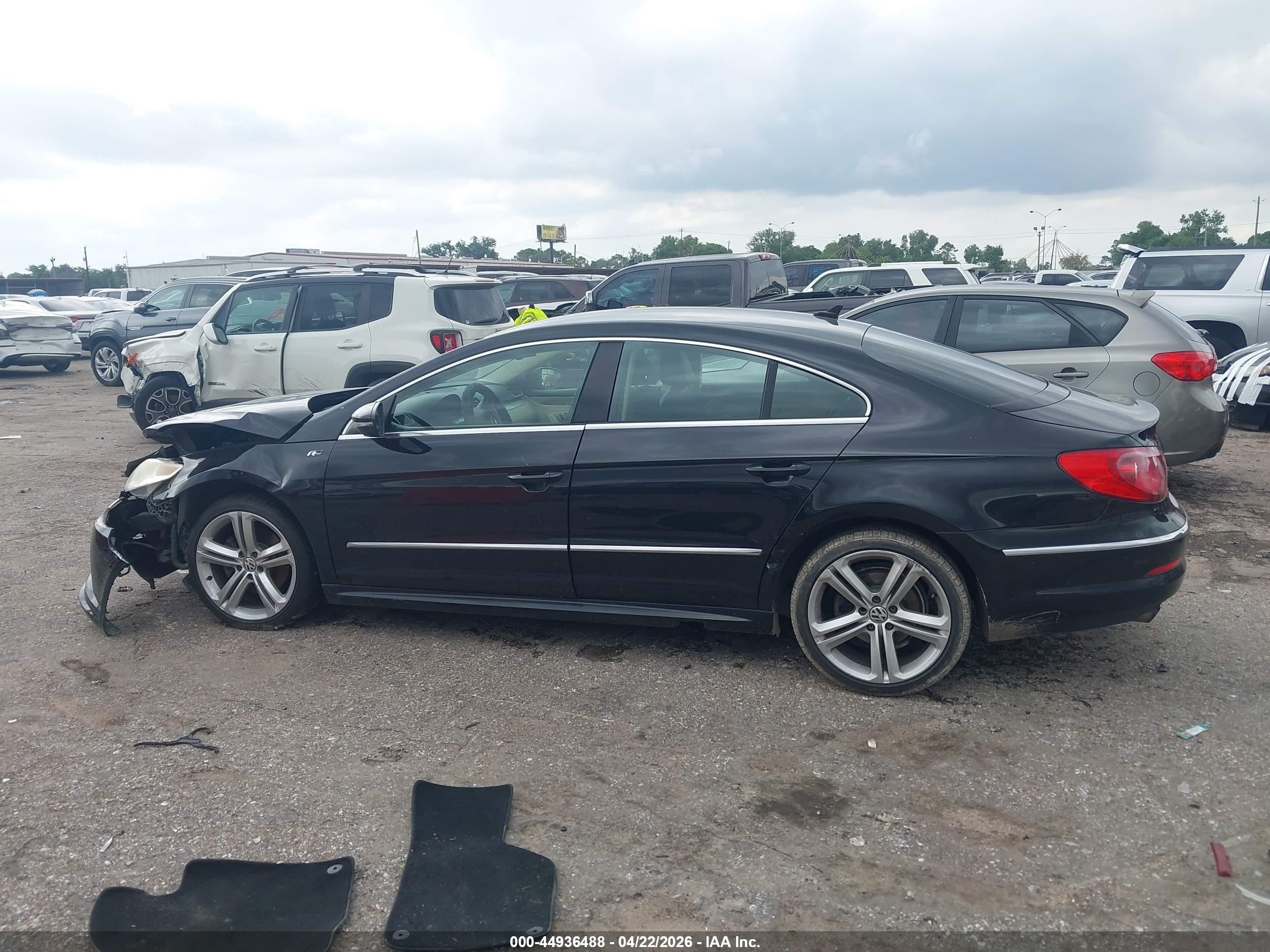 2012 Volkswagen Cc R-line Black vin: WVWMP7AN7CE549444