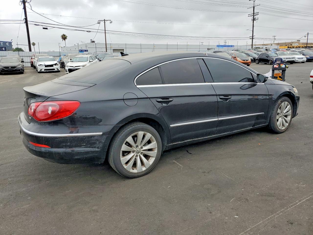 2010 Volkswagen Cc Sport Черный vin: WVWMP7AN8AE536196
