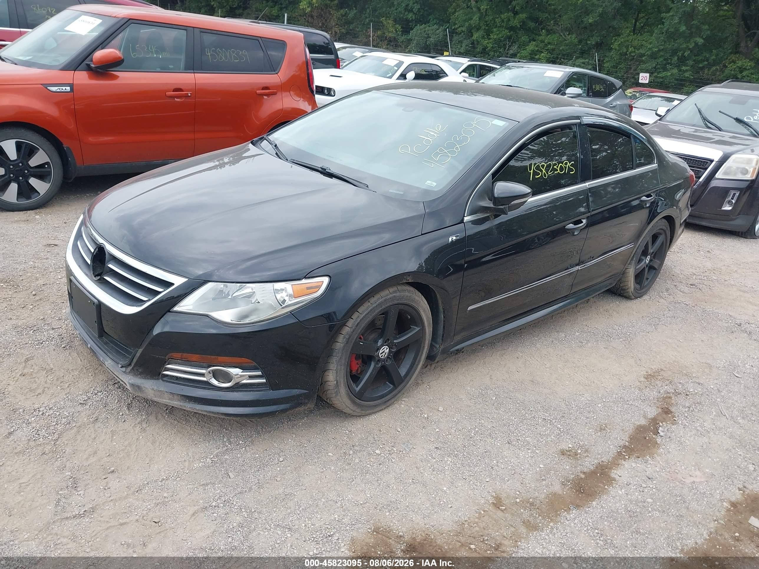 2010 Volkswagen Cc Sport Black vin: WVWMP7AN8AE567318