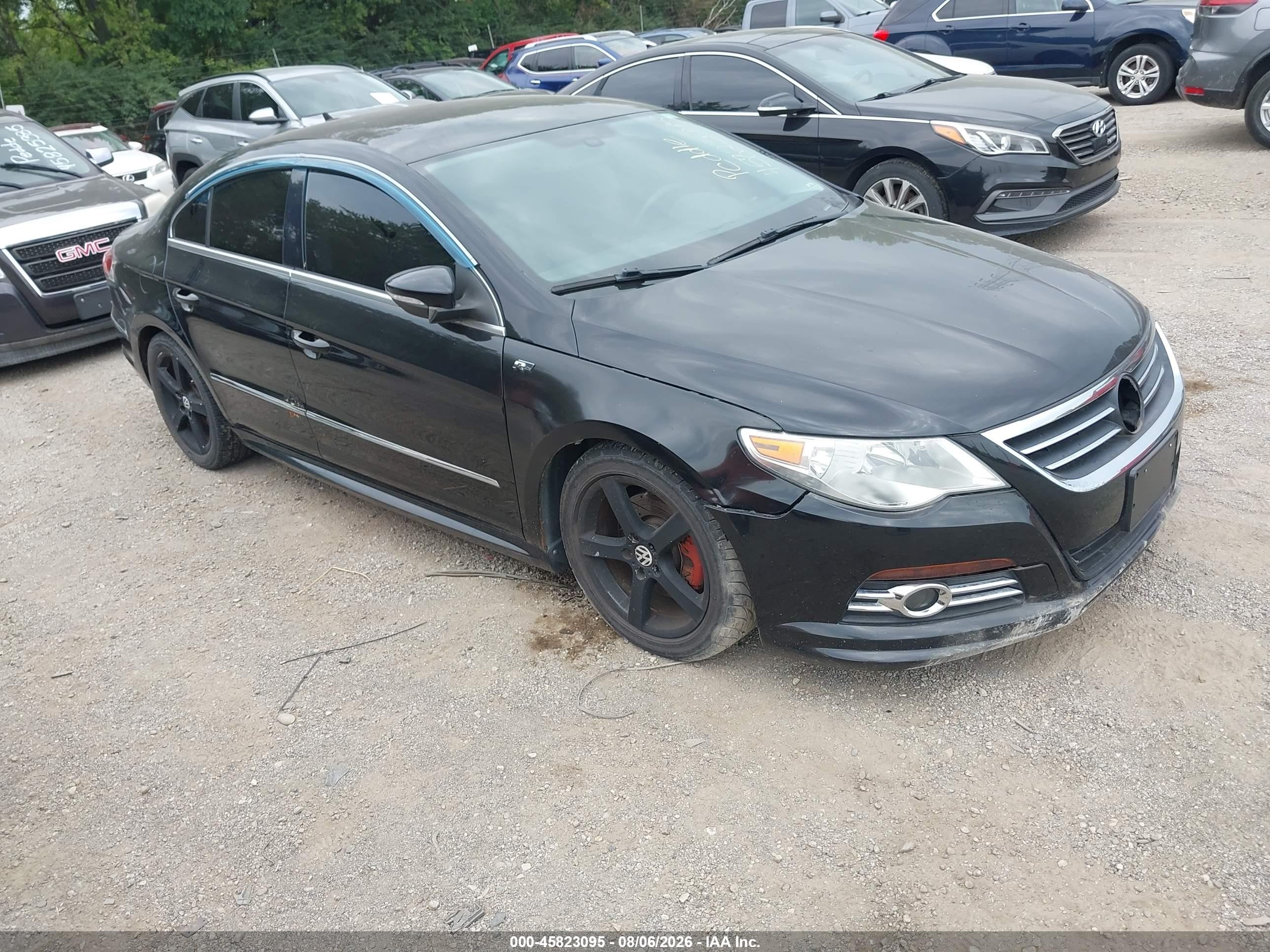2010 Volkswagen Cc Sport Black vin: WVWMP7AN8AE567318
