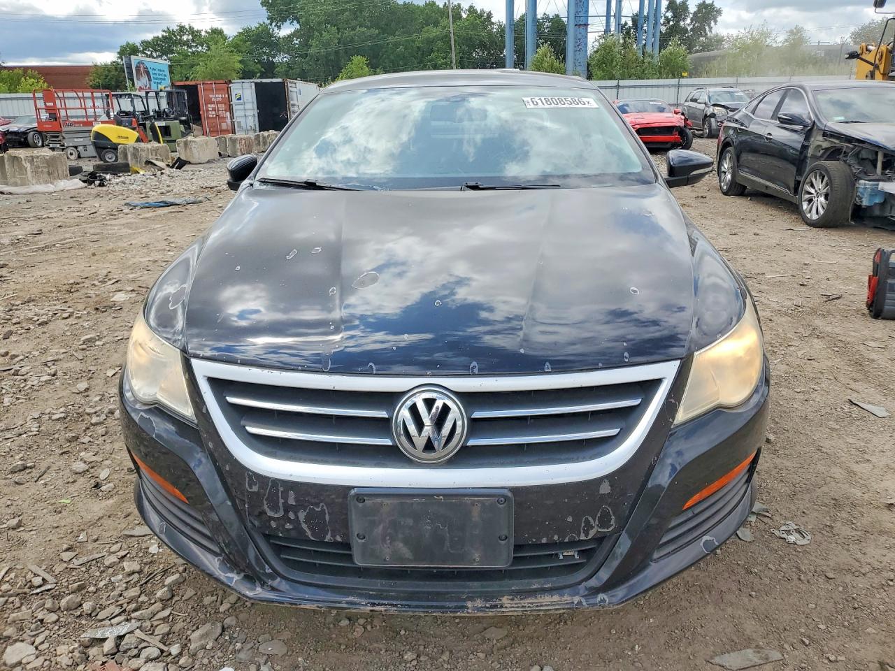 2011 Volkswagen Cc Sport Black vin: WVWMP7AN8BE734245