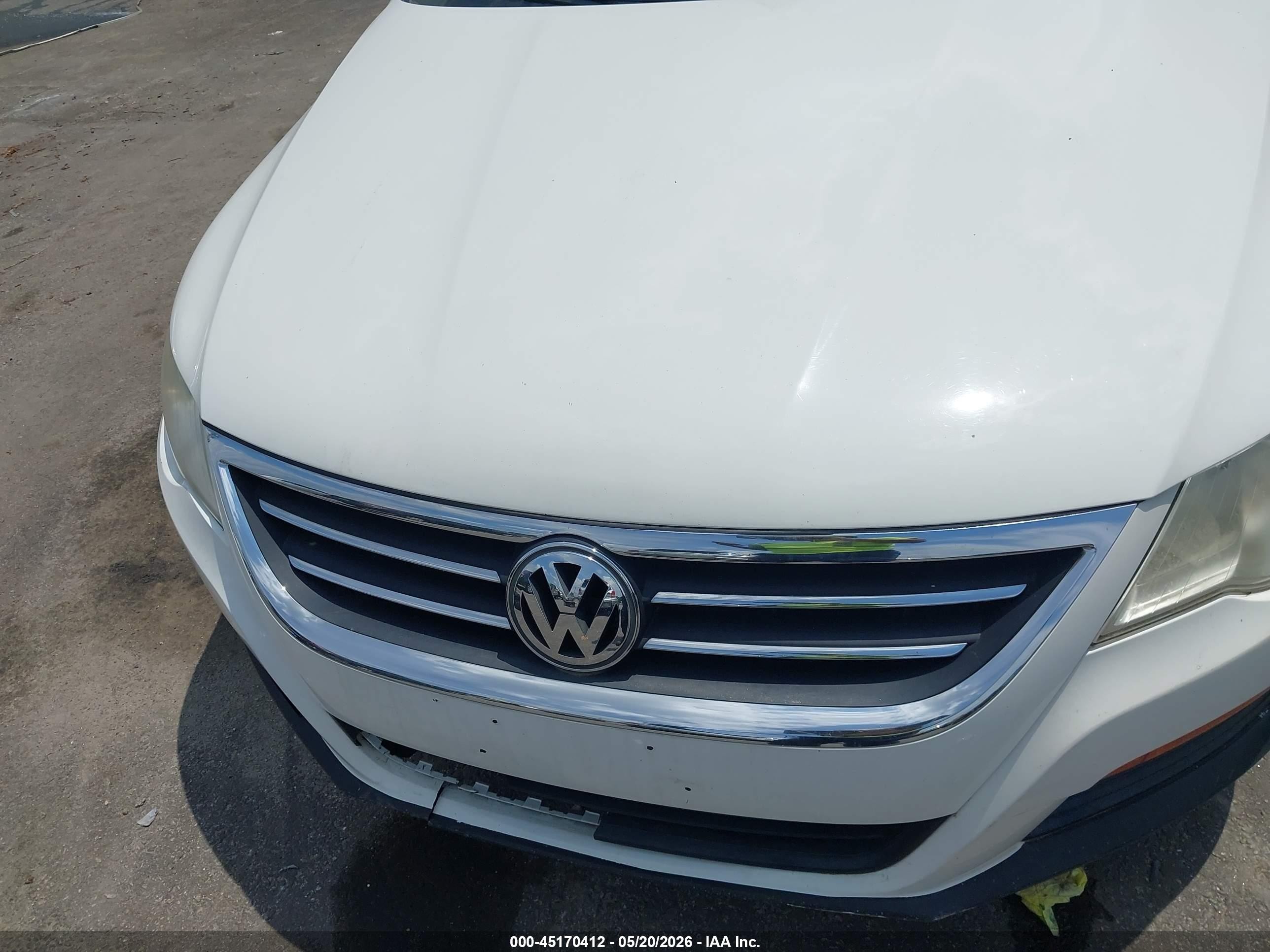 2012 Volkswagen Cc Sport White vin: WVWMP7AN9CE513660