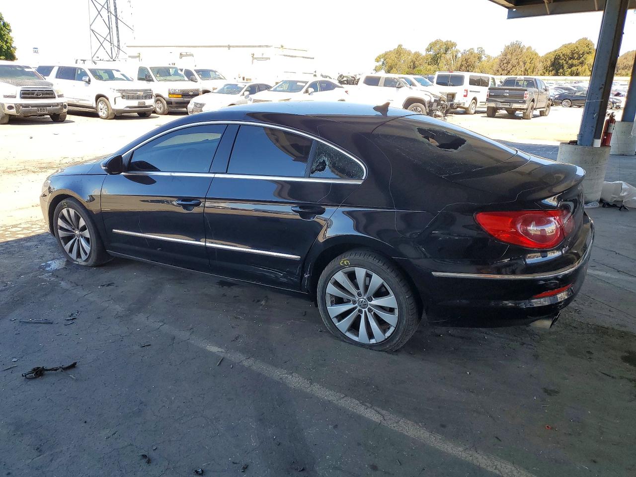 2010 Volkswagen Cc Sport Black vin: WVWMP7ANXAE540752