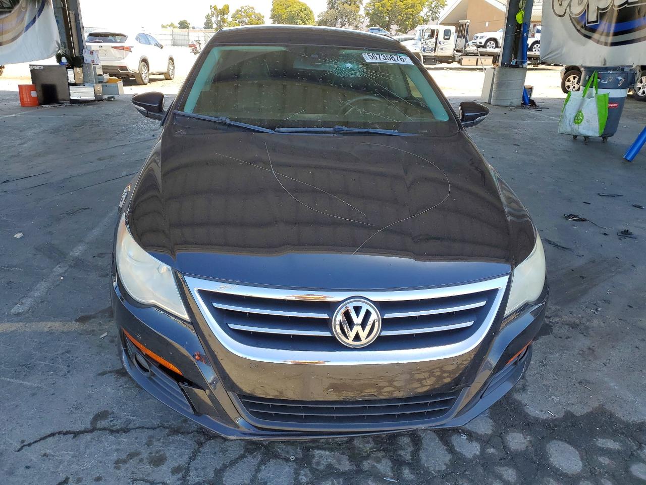 2010 Volkswagen Cc Sport Black vin: WVWMP7ANXAE540752