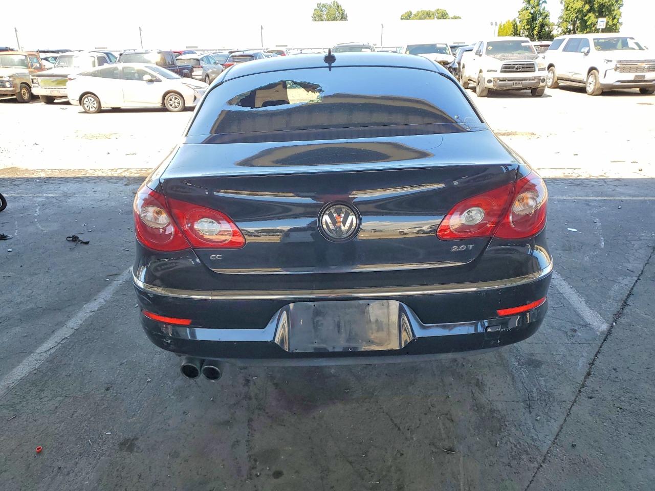 2010 Volkswagen Cc Sport Black vin: WVWMP7ANXAE540752