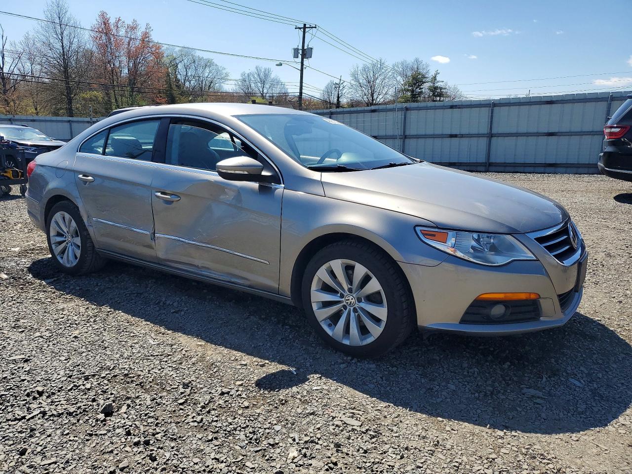 2010 Volkswagen Cc Sport Silver vin: WVWMP7ANXAE543988