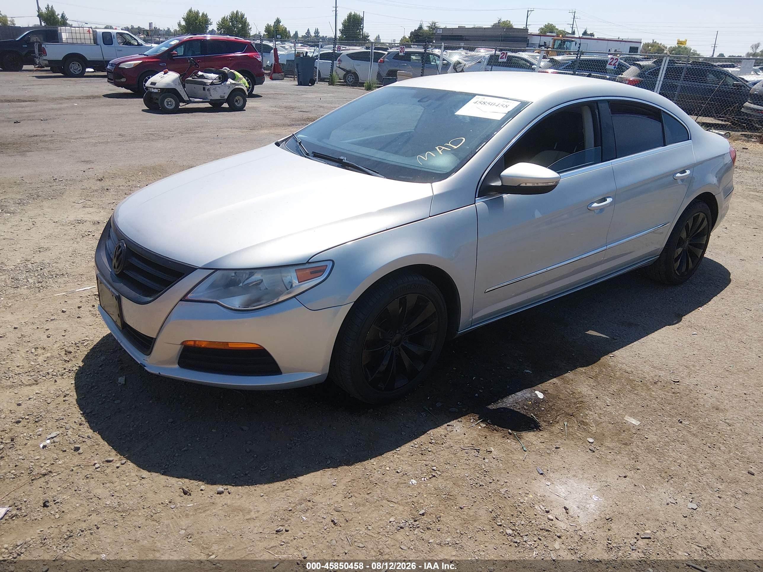 2011 Volkswagen Cc Sport Silver vin: WVWMP7ANXBE732156