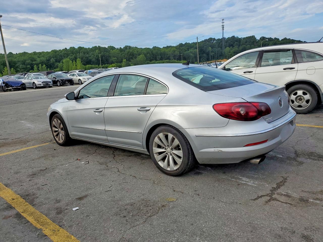 2012 Volkswagen Cc Sport Silver vin: WVWMP7ANXCE505888
