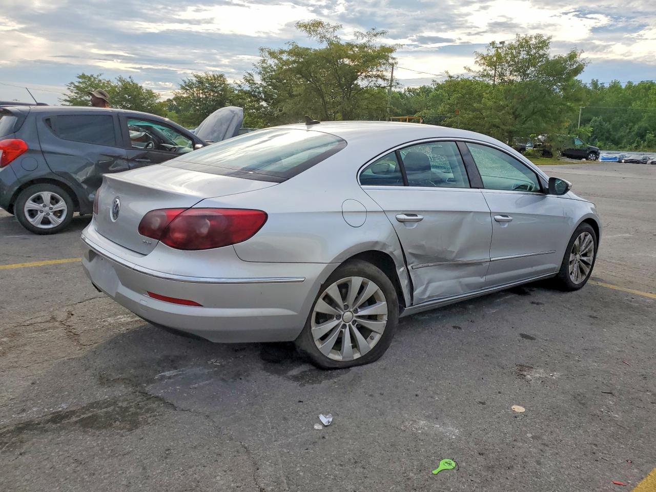 2012 Volkswagen Cc Sport Silver vin: WVWMP7ANXCE505888