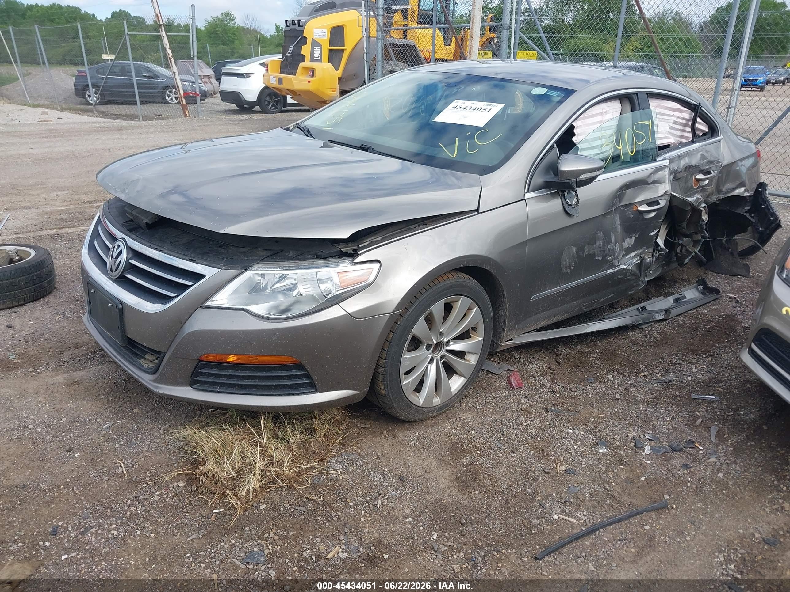 2012 Volkswagen Cc Sport Gray vin: WVWMP7ANXCE510833