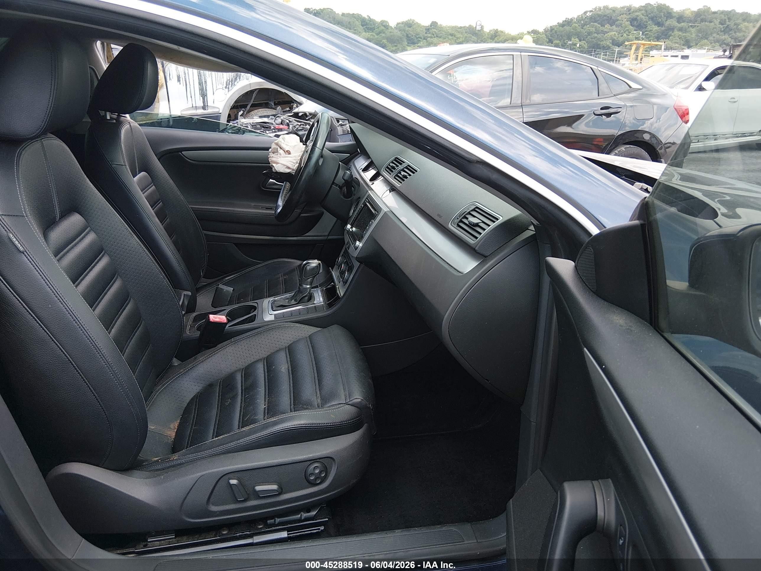 2012 Volkswagen Cc Sport Blue vin: WVWMP7ANXCE513487